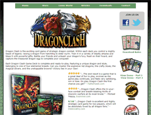 Tablet Screenshot of dragonclash.com